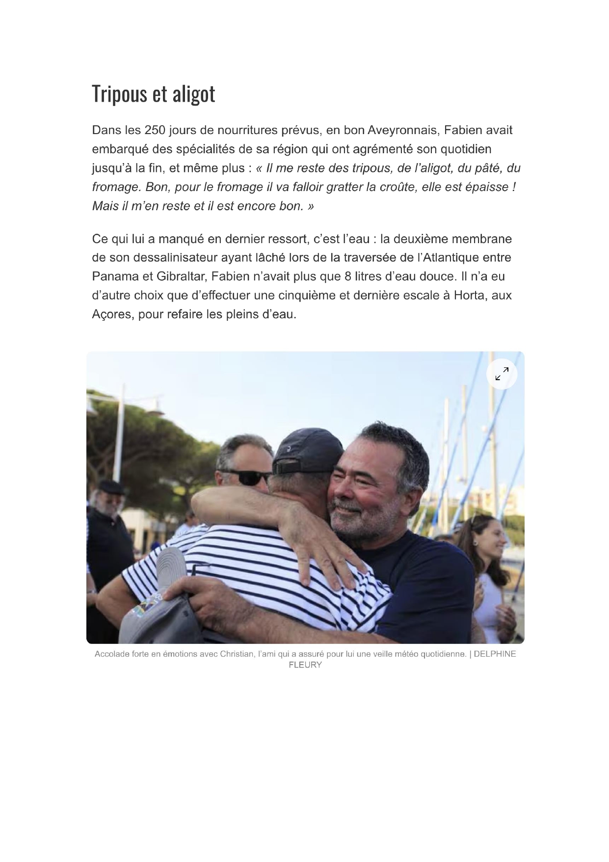Article du journal Voile et Voilier 06/2025